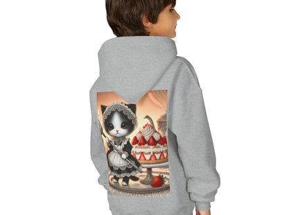 Patisserie Kitten Youth Heavy Blend Hooded Sweatshirt