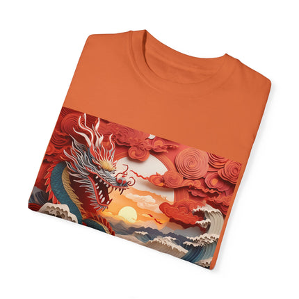 Emergence of the Dragon Unisex Garment-Dyed T-shirt