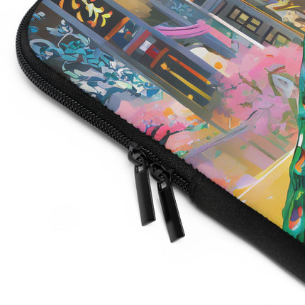 Techno Plumes Laptop Sleeve