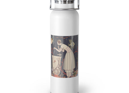 L'Etourdissant Petit Poisson (The Dazzling Little Fish) by George Barbier Copper Vacuum Insulated Bottle, 22oz