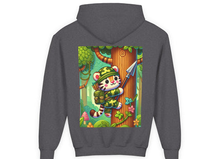 Stealthy Stripes Youth Heavy Blend Hooded Sweatshirt