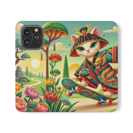 🛹🐉 Dragon Dance on Wheels Flip Case – Bold Adventure & Dynamic Grace