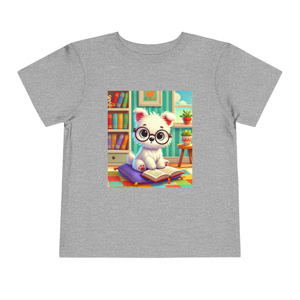 Little Scholar Pup Toddler Short Sleeve Tee