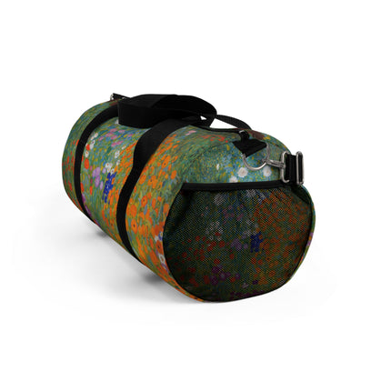 Cottage Garden by Gustav Klimt Duffle Bag