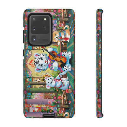 Melodies of the Snow Lion Cub Phone Cases