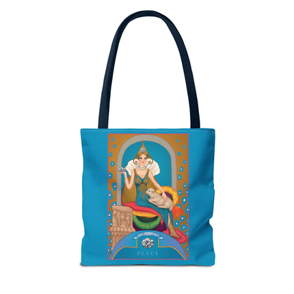 Astrology Gem Series: April & Diamond Tote Bag