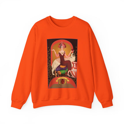 January & Garnet (from the Gem Series) by Sofia Chiostri Heavy Blend™ Crewneck Sweatshirt