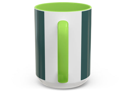 Candy Cane Timekeeper Bunny Colorful Mugs (11oz, 15oz)