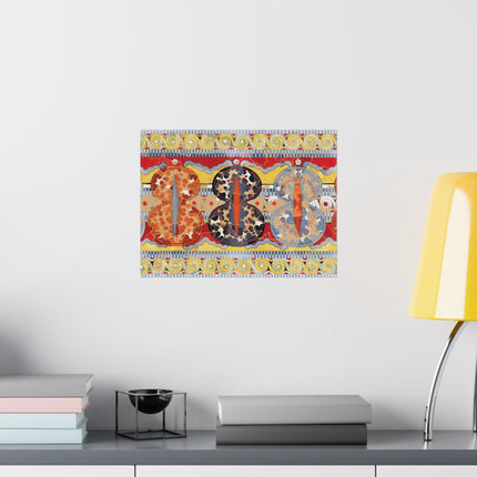 Reproduction of the Shield Frieze by Emile Gilliéron Premium Matte Horizontal Posters