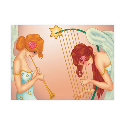 Heavenly Angel Duet Postcard Bundles (envelopes included)
