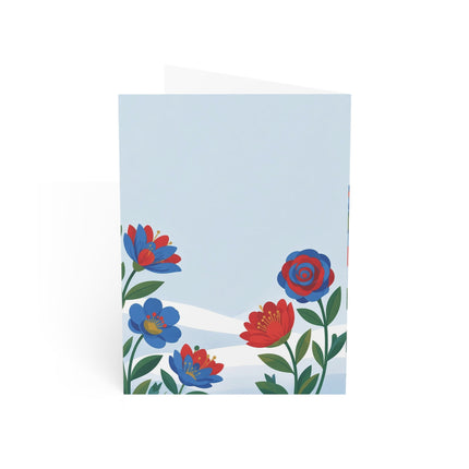 🌹❄️ The Lady Of The Winter Rose Garden Greeting Card – Art Deco Holiday Fantasy