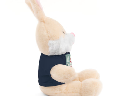 Candy Cane Timekeeper Bunny Stuffed Animals with Tee