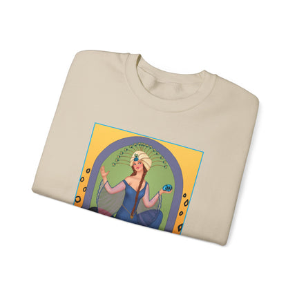 December & Tanzanite (from the Gem Series) by Sofia Chiostri Heavy Blend™ Crewneck Sweatshirt