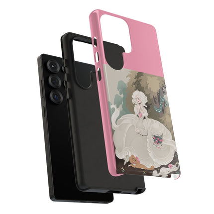 Rococo Garden Reader Phone Case – Whimsical Elegance & Timeless Charm