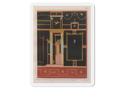 Pompeii Walls Pl.04 by Victor Steeger Die-Cut Magnets (5 Sizes)