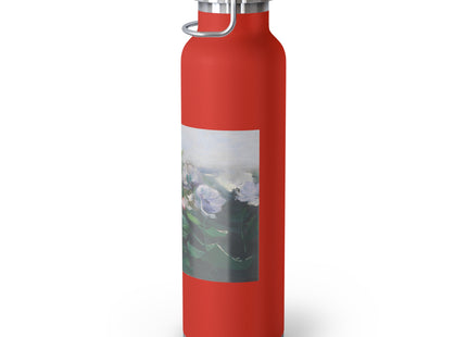Water Lilies by Karl Hagemeister Copper Vacuum Insulated Bottle, 22oz
