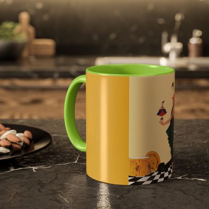 The Marionette Colorful Mugs – Theatrical Glamour & Cabaret Elegance