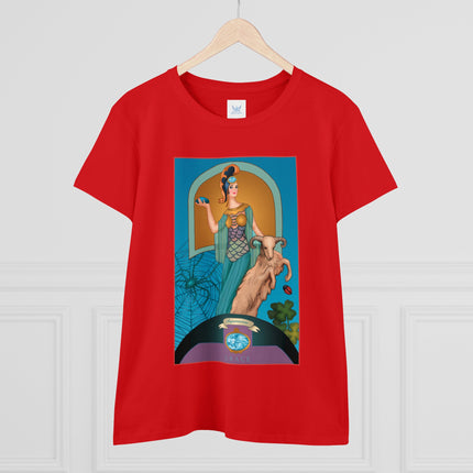 March & Aquamarine (Gem Series) by Sofia Chiostri Women's Midweight Cotton Tee