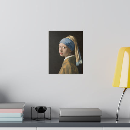 Girl with a Pearl Earring by Johannes Vermeer Matte Canvas, Stretched, 0.75"