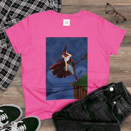 The Enchanted Witch Women's Midweight Cotton Tee