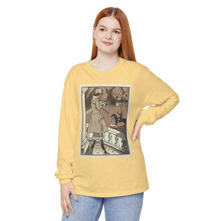 Amazone by Fernand Siméon Unisex Garment-dyed Long Sleeve T-Shirt