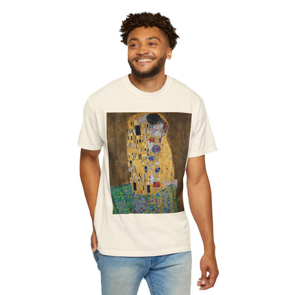 The Kiss by Gustav Klimt Unisex Garment-Dyed T-shirt