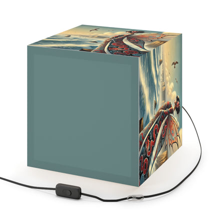 🌊🧚 The Coastal Fairy Light Cube Lamp – Serene Grace & Oceanic Magic
