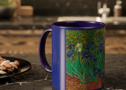 Irises by Vincent Van Gogh Colorful Mugs (11oz, 15oz)