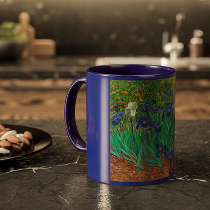 Irises by Vincent Van Gogh Colorful Mugs (11oz, 15oz)
