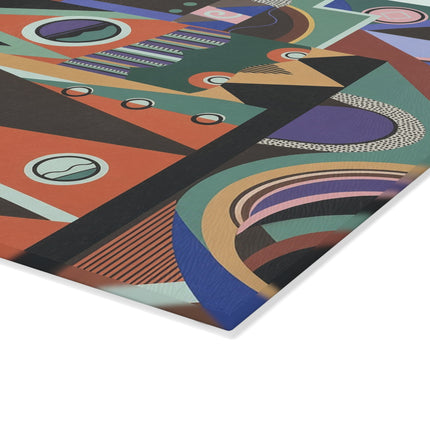 Collection decors et couleurs Pl.03 by Georges Valmiers Glass Cutting Board
