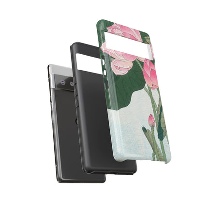 Blooming Lotus Flowers by Ohara Koson Phone Cases