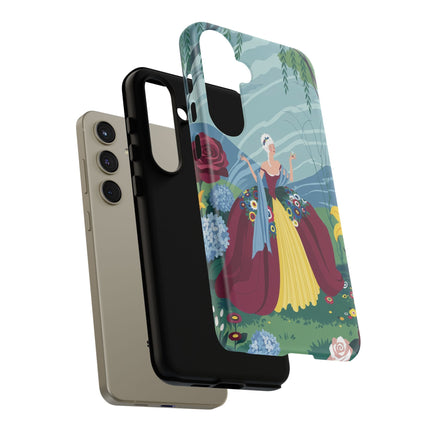 🌹🌿 The Willow Garden Promenade Phone Case – Art Deco Floral Elegance
