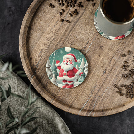 Santa's Joyful Night Coasters