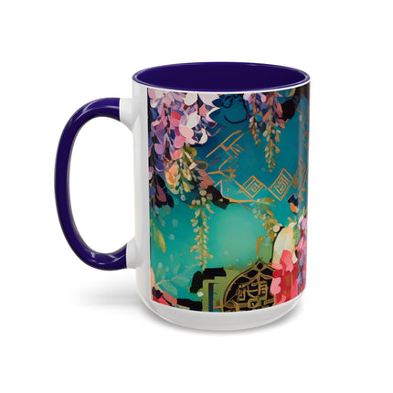 Golden Wisteria Symphony Colorful Mugs (11oz, 15oz)