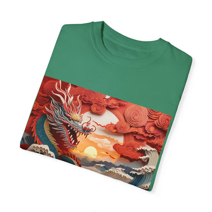 Emergence of the Dragon Unisex Garment-Dyed T-shirt