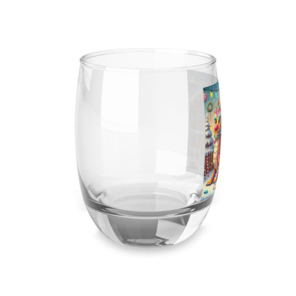Playful Dragon's Christmas Whiskey Glass