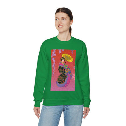 Enchanting Geisha Unisex Heavy Blend™ Crewneck Sweatshirt