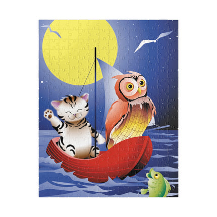 Embarking on a Moonlit Journey Puzzle (110, 252-piece)