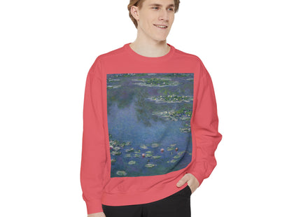 Water Lilies by Claude Monet Unisex Garment-Dyed Sweatshirt