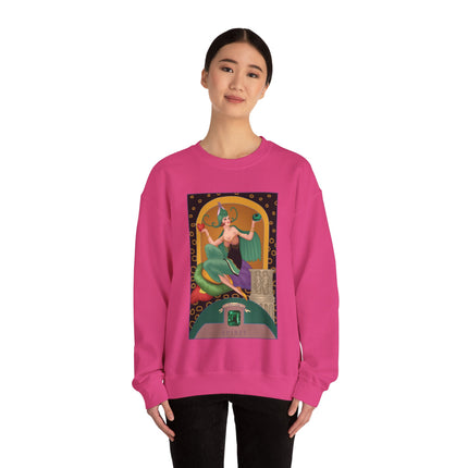 May & Emerald (from the Gem Series) by Sofia Chiostri Heavy Blend™ Crewneck Sweatshirt