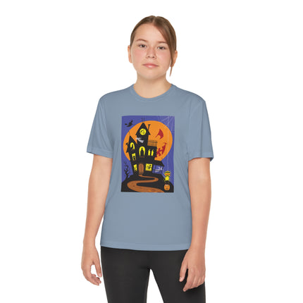 Halloween Night at the Haunted House Youth Competitor Tee