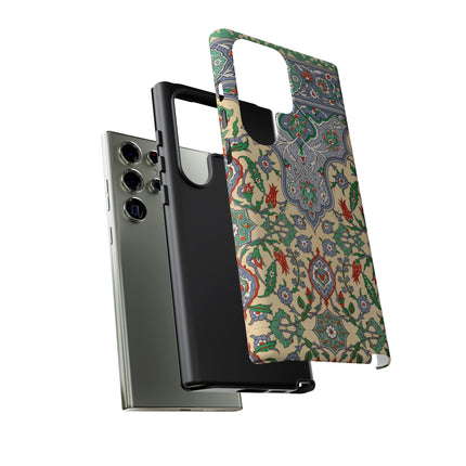 Arabic Art Pattern, Plate by Emile Prisse d’Avennes Phone Cases