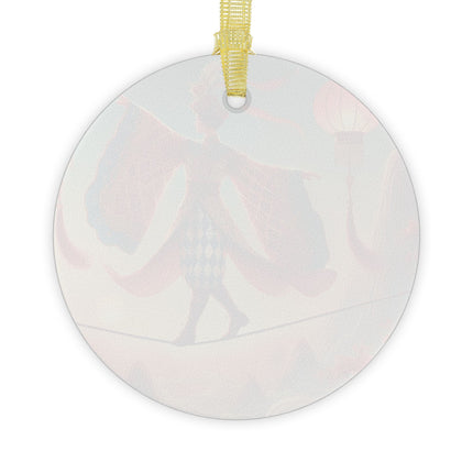 The Lantern Walker Glass Ornament