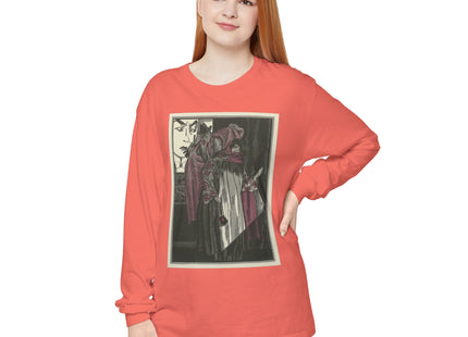 L’écran by Fernand Siméon Garment-dyed Long Sleeve T-Shirt