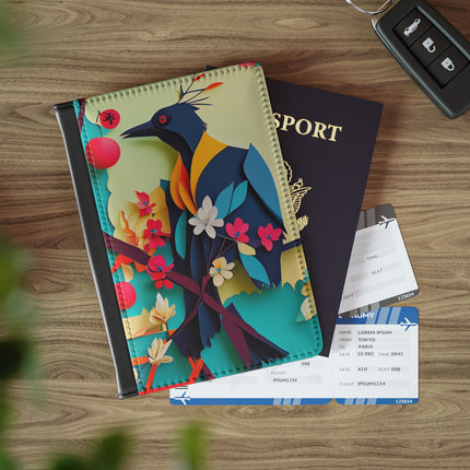Curious Crow Passport Cover