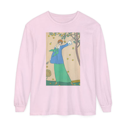Le Verger by Georges Lepape Garment-dyed Long Sleeve T-Shirt