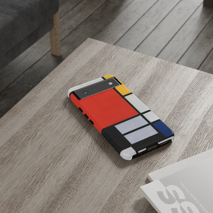 Composition with Red, Yellow, Blue, and Black by Piet Mondrian Phone Cases