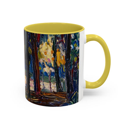 In the Park of St. Cloud by Wassily Kandinsky Colorful Mugs (11oz, 15oz)