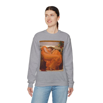 Flaming June by Frederic Leighton Heavy Blend™ Crewneck Sweatshirt