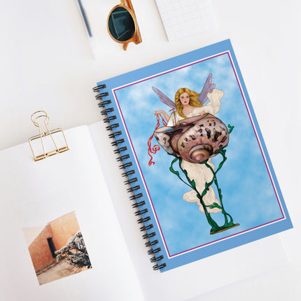 Enchanting Serenity Spiral Notebook - Ruled Line